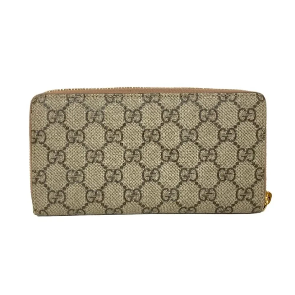 GUCCI GG Marmont Beige Dark Brown Pink Beige PVC Leather - 537-053125 - Picture 2 of 7